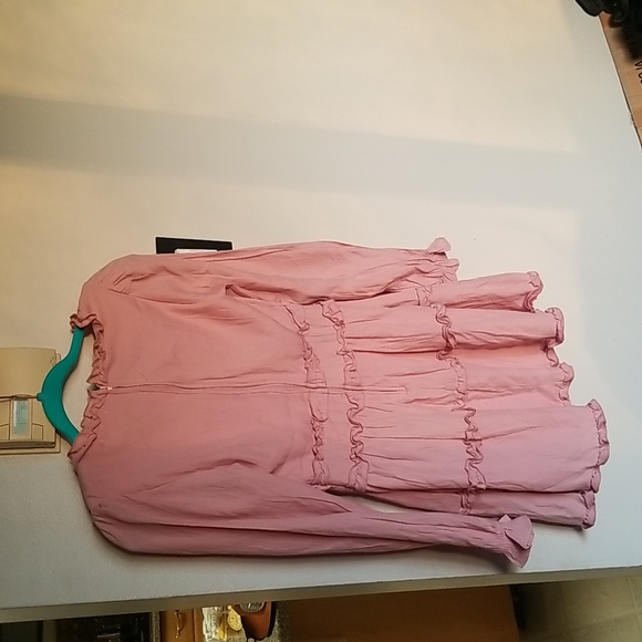 Francesca's Talia Ruffle Trim A-Line Mini Dress size small new with tag - Picture 8 of 8